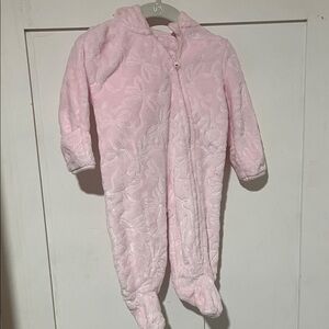 Adorable Pink Kids Footed Onesie